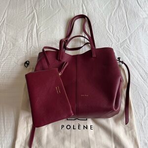 polene Cyme Edition Textured Black Cherry